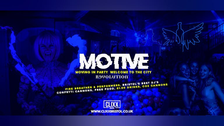 MOTIVE Moving In Party || Welcome to the city! - FREE Shot with every ticket 