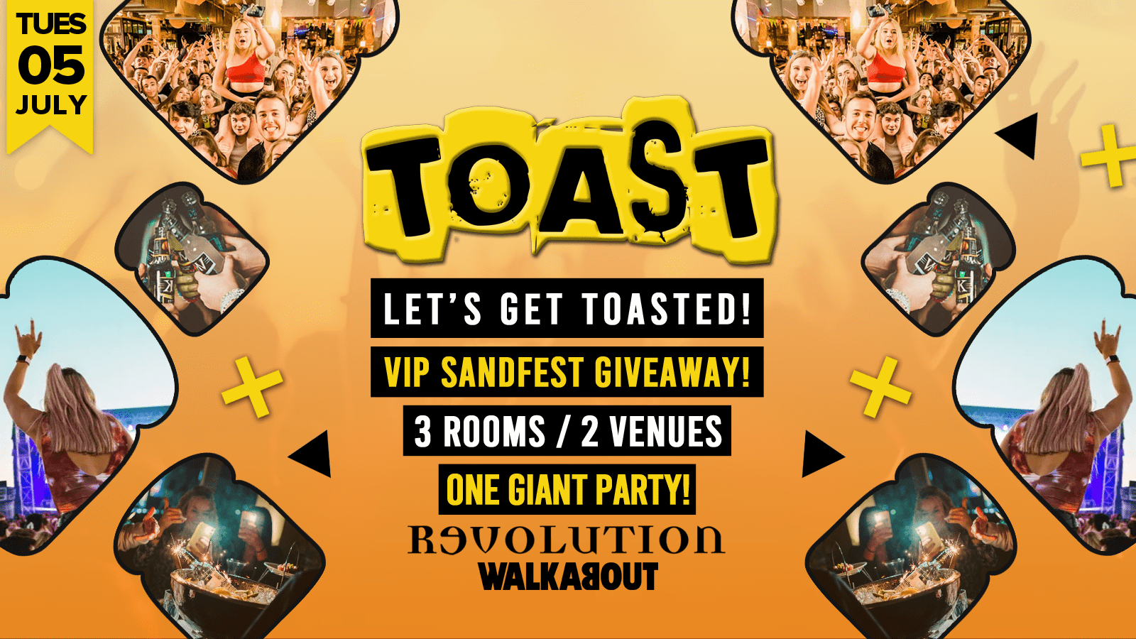 Toast • VIP SandFest Giveaway • Revolution & Walkabout