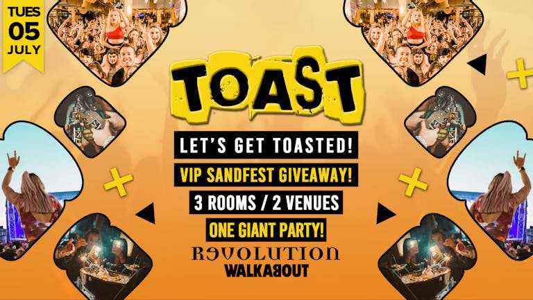 Toast • VIP SandFest Giveaway • Revolution & Walkabout