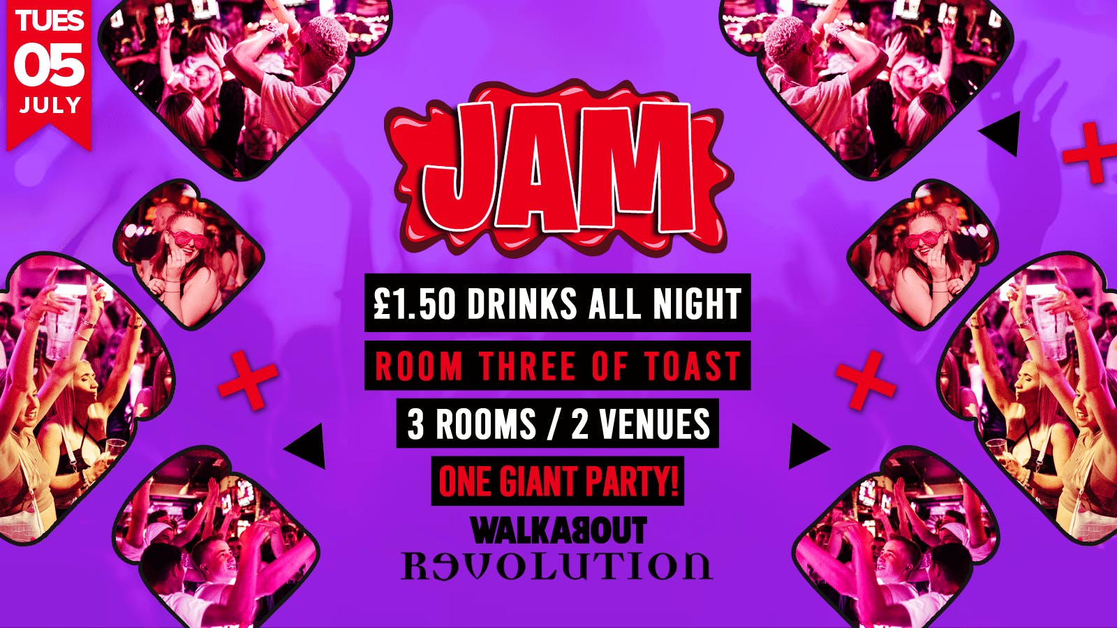 Jam • Room 3 Of Toast • Walkabout & Revolution