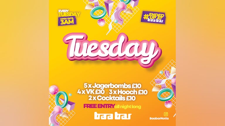 Baa Bar Tuesdays