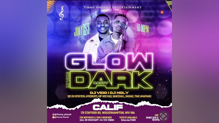 Glow in the dark party 