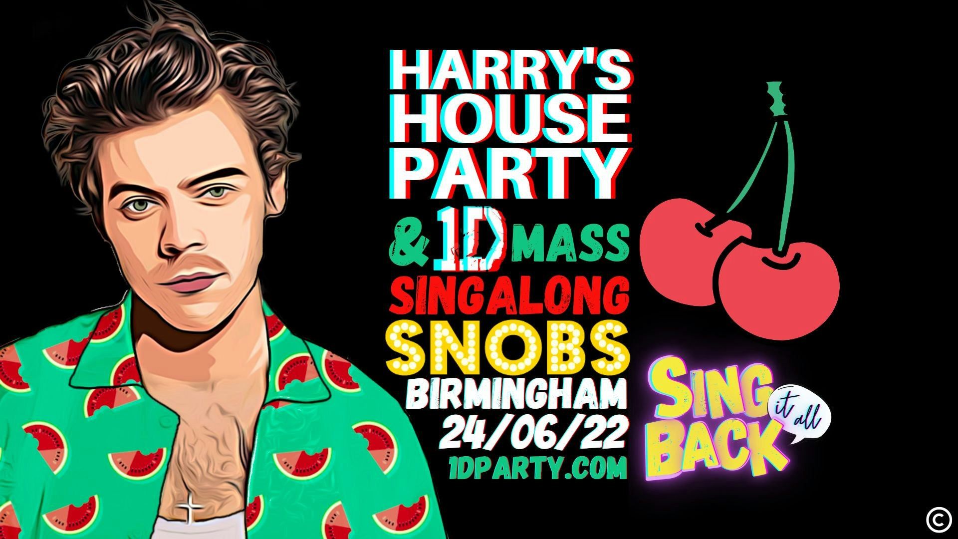 Harry’s House Party & 1D Singalong Friday – 24th June