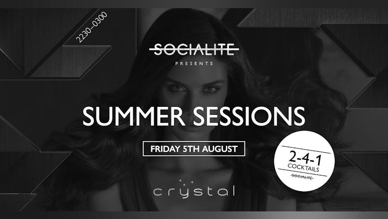 Socialite Fridays | Ladies Night |  Crystal