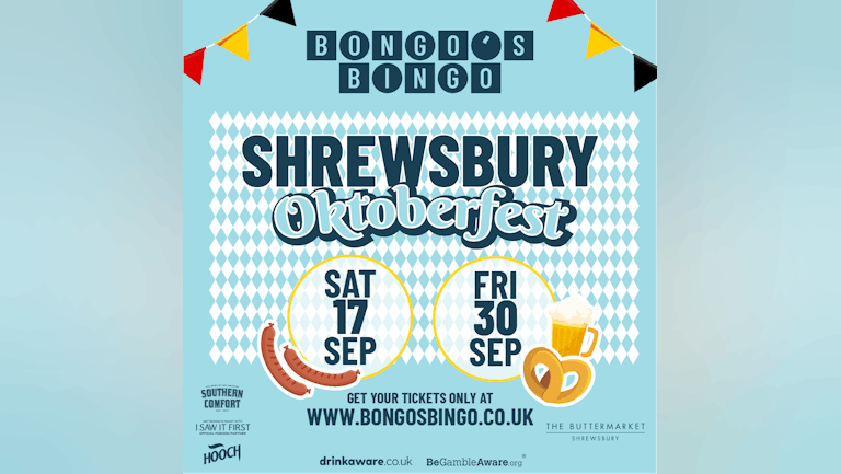 OKTOBERFEST BONGO'S BINGO SPECIAL  + AFTER PARTY - SOLD OUT!