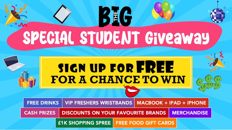Leicester Freshers: Big Special Student Giveaway 🤩