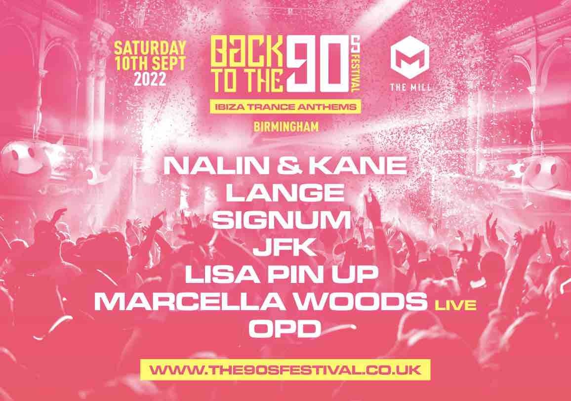 Back To The 90s Festival – Ibiza Trance Anthems – [FINAL TICKETS!]