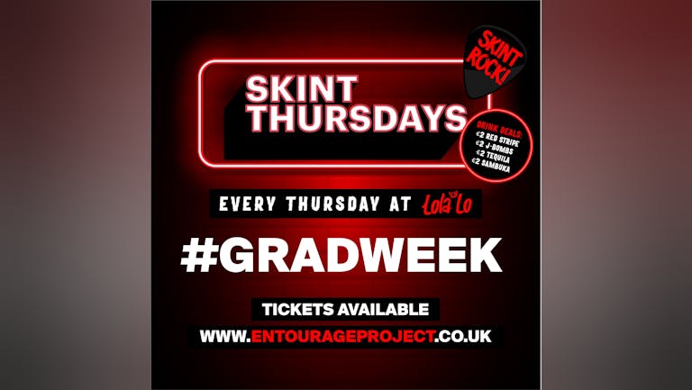 Skint Thursday -  #GRADWEEK