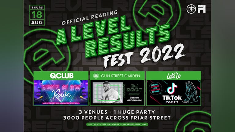 Reading's Official A-Level Results Fest 2022 