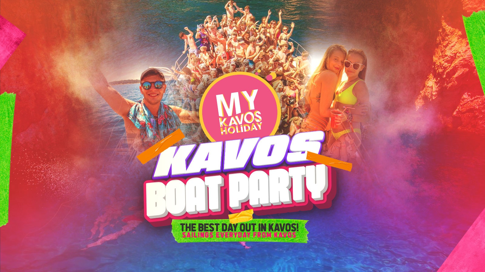 MKH Kavos Boat Party – JULY DATES Kavos Booze Cruise 2022