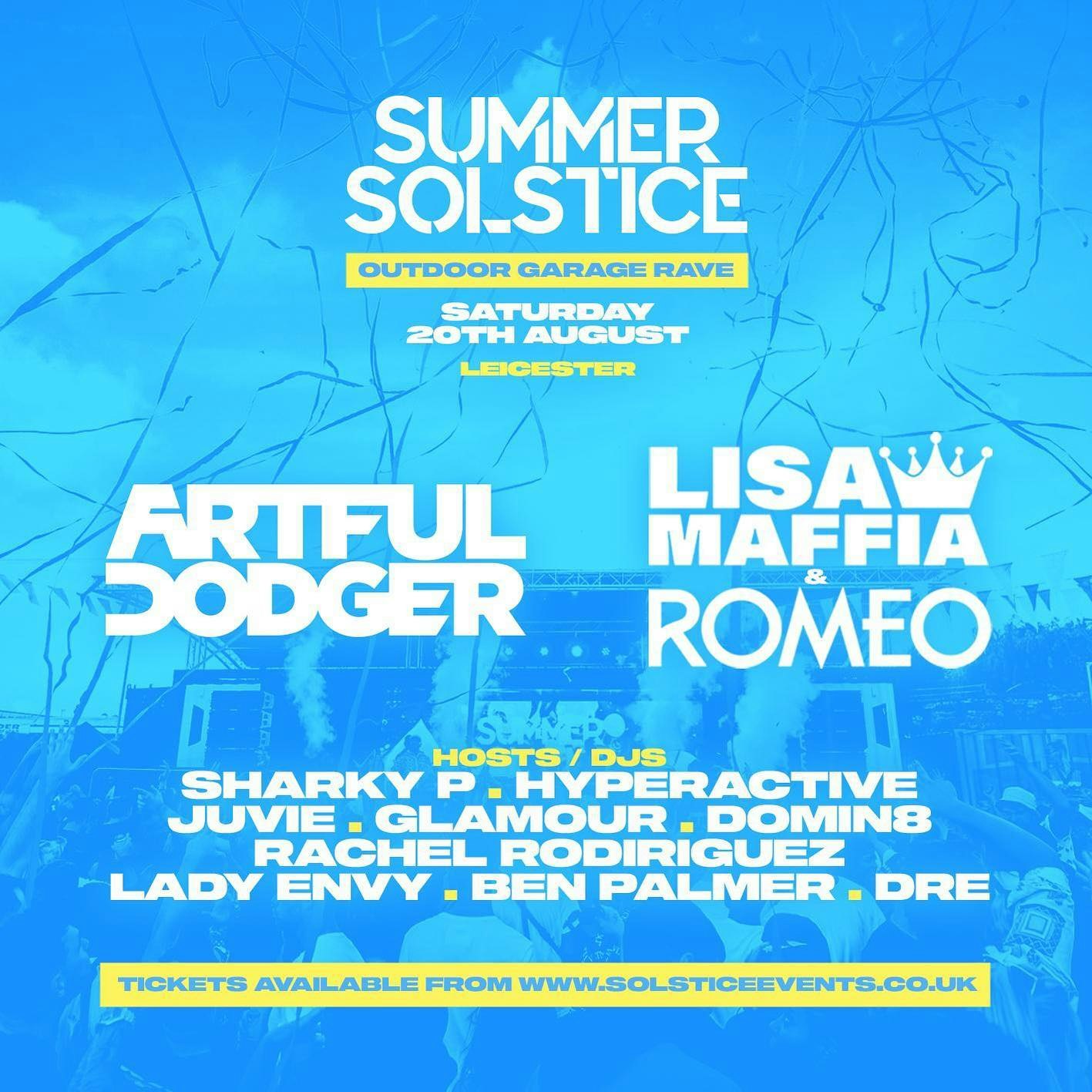 Summer Solstice – Sat 20th Aug – Leicester [FINAL TICKETS]