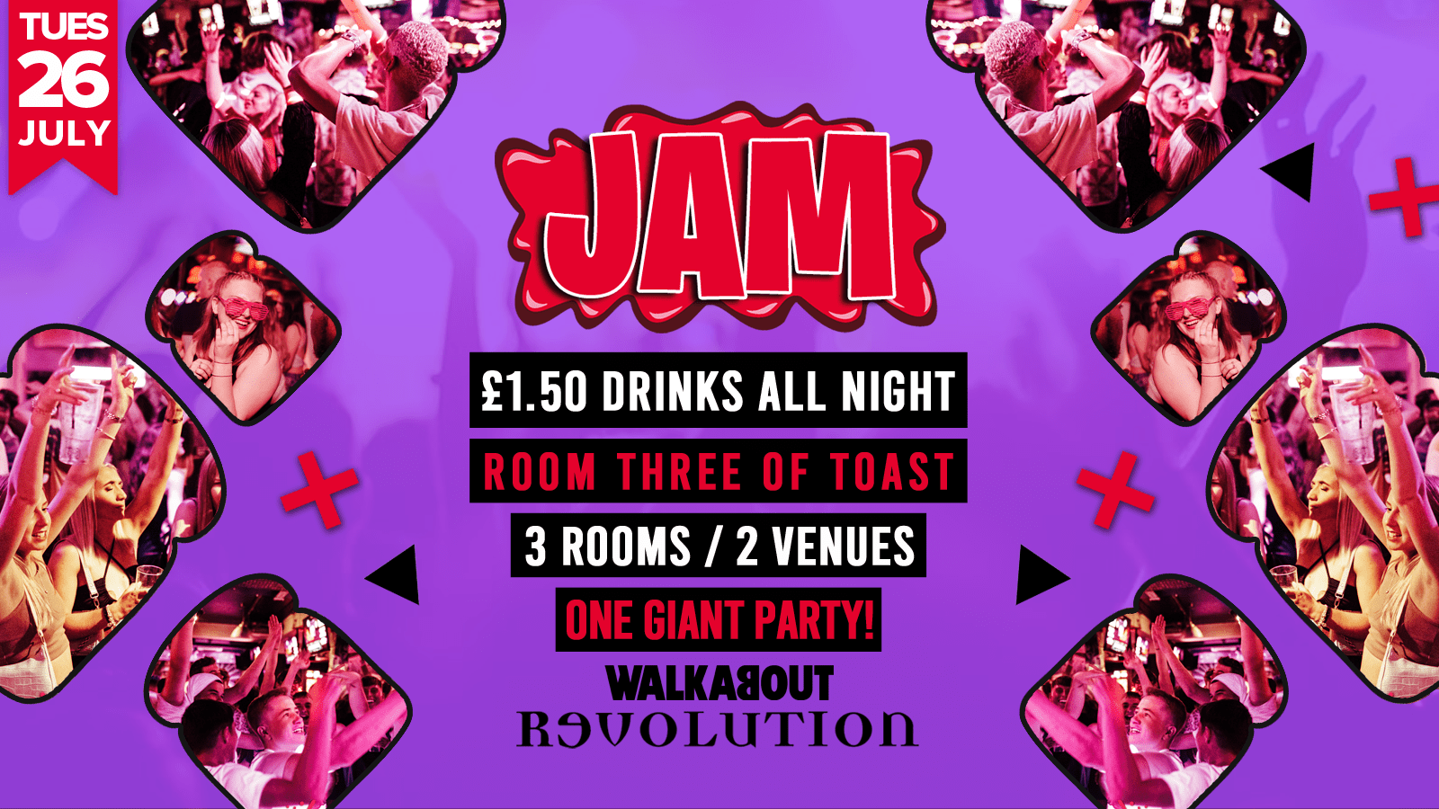 Jam • Room 3 Of Toast • Walkabout & Revolution