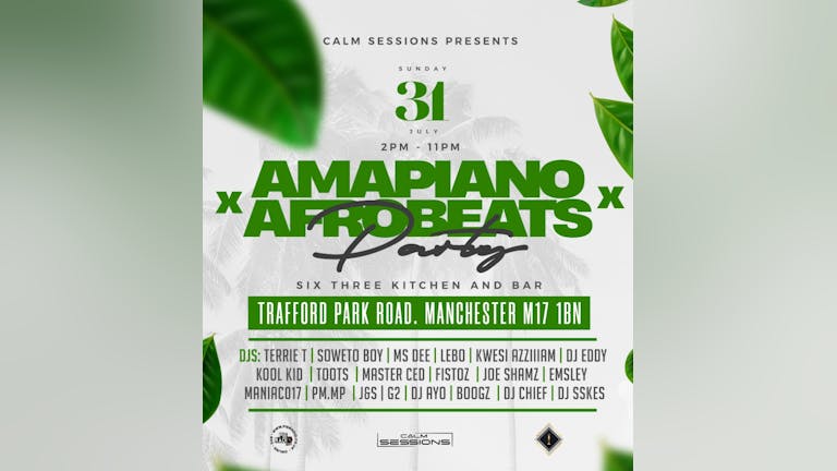 Amapiano vs Afrobeats Day Party (Manchester)