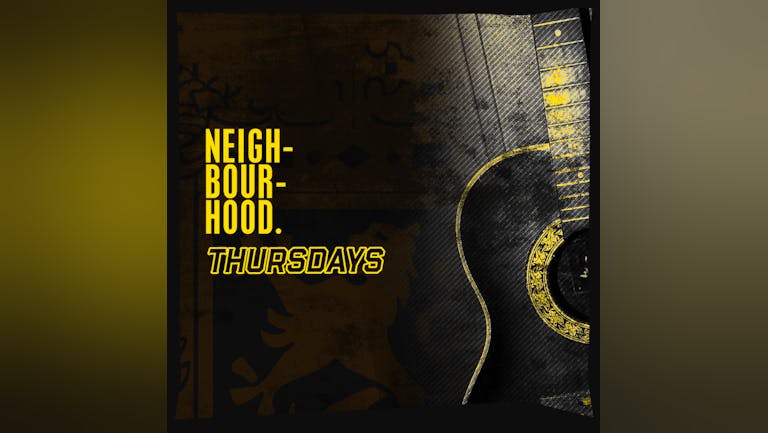 Thursday: NEIGH-BOUR-HOOD
