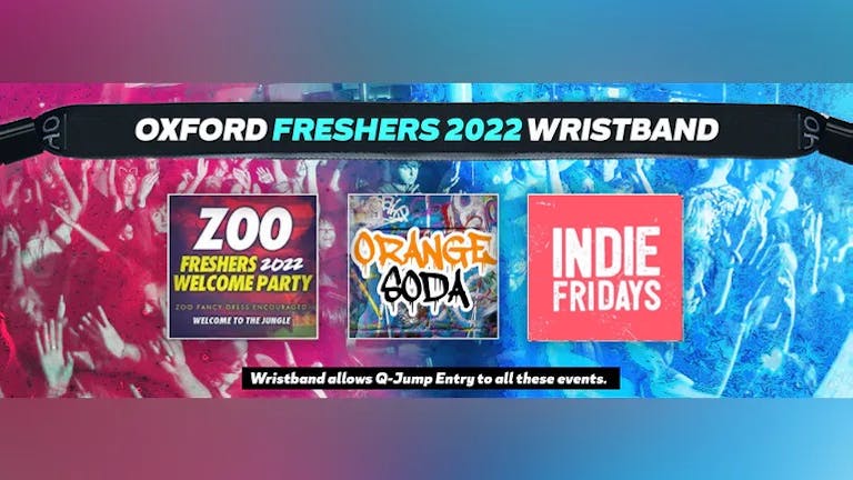 Oxford Freshers Invasion 2022 Wristband