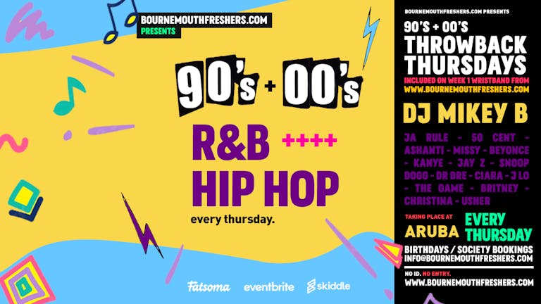 [FREE ENTRY] - R&B + Hip Hop All Night at Aruba | Bournemouth Freshers 2022 [Week 1 Freshers Event]