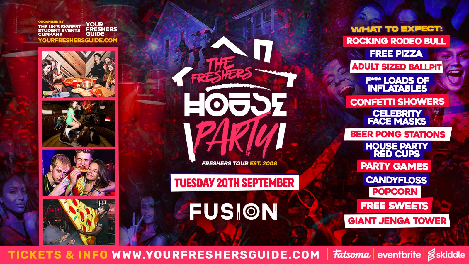 [TONIGHT – FUSION] – The Freshers House Party | Liverpool Freshers 2022 – £1 Tickets!