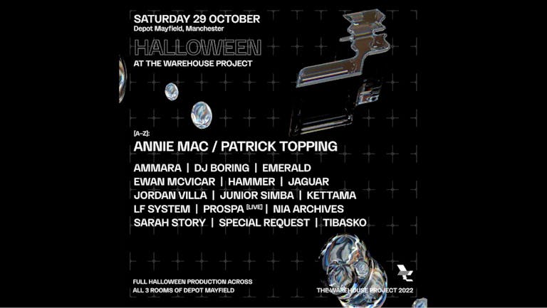 HALLOWEEN AT THE WAREHOUSE PROJECT