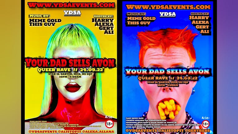 Your Dad Sells Avon // YDSA Queer Rave