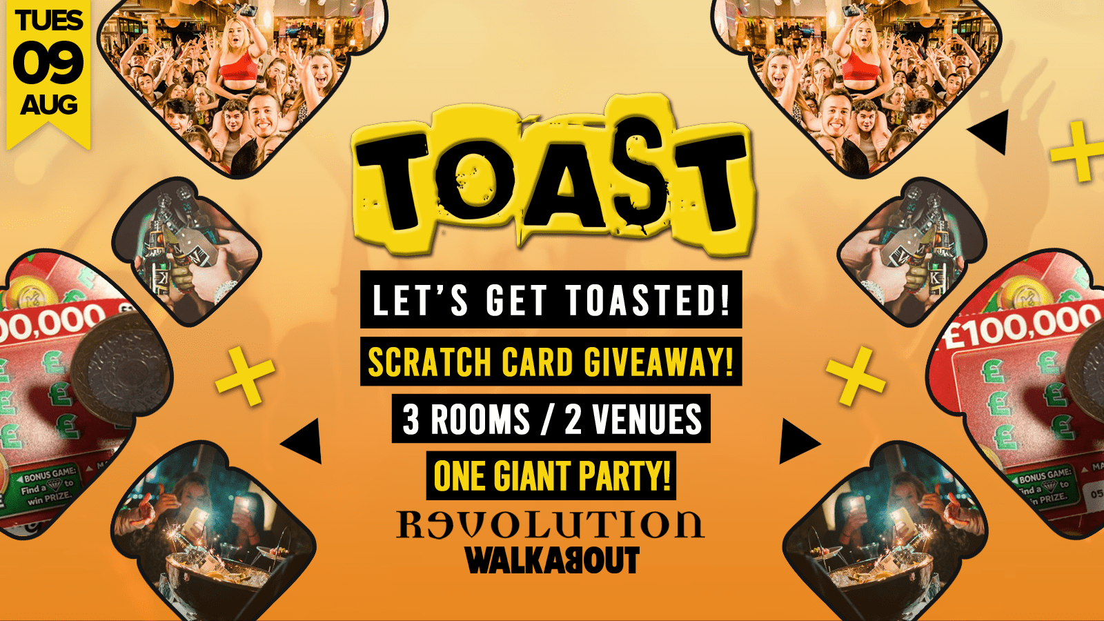 Toast • Scratch Card Giveaway • Revolution & Walkabout