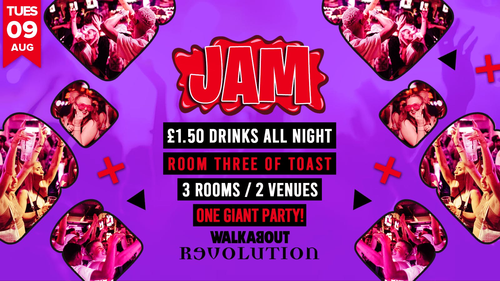 Jam • Room 3 Of Toast • Walkabout & Revolution