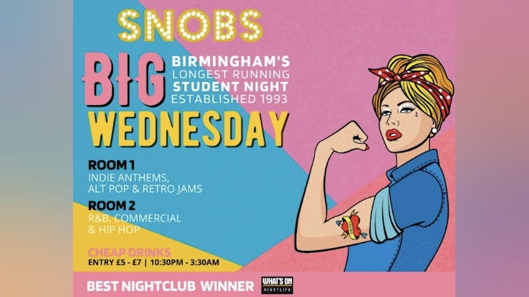 Big Wednesday 3rd August 