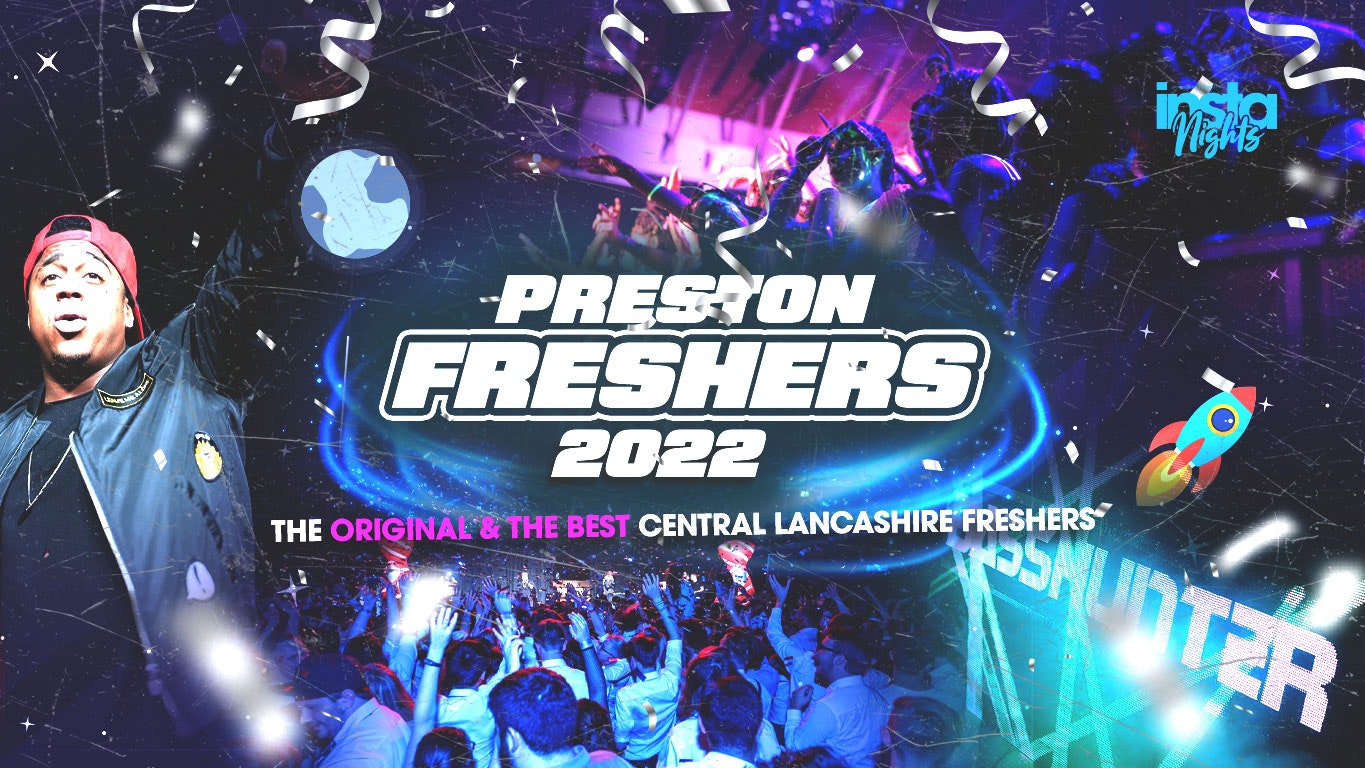 Preston Freshers Official Wristband / Line Up 2022 – Uclan Students