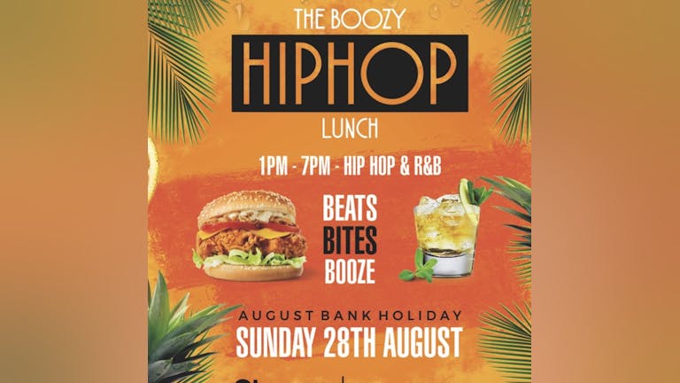 The Boozy Hiphop Lunch Worcester Bank Holiday Special