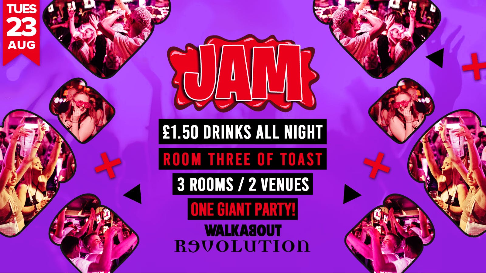 Jam • Room 3 Of Toast • Walkabout & Revolution