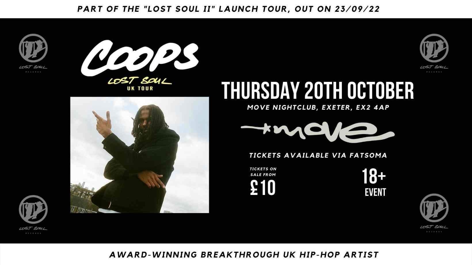 Coops- lost soul 2 album tour