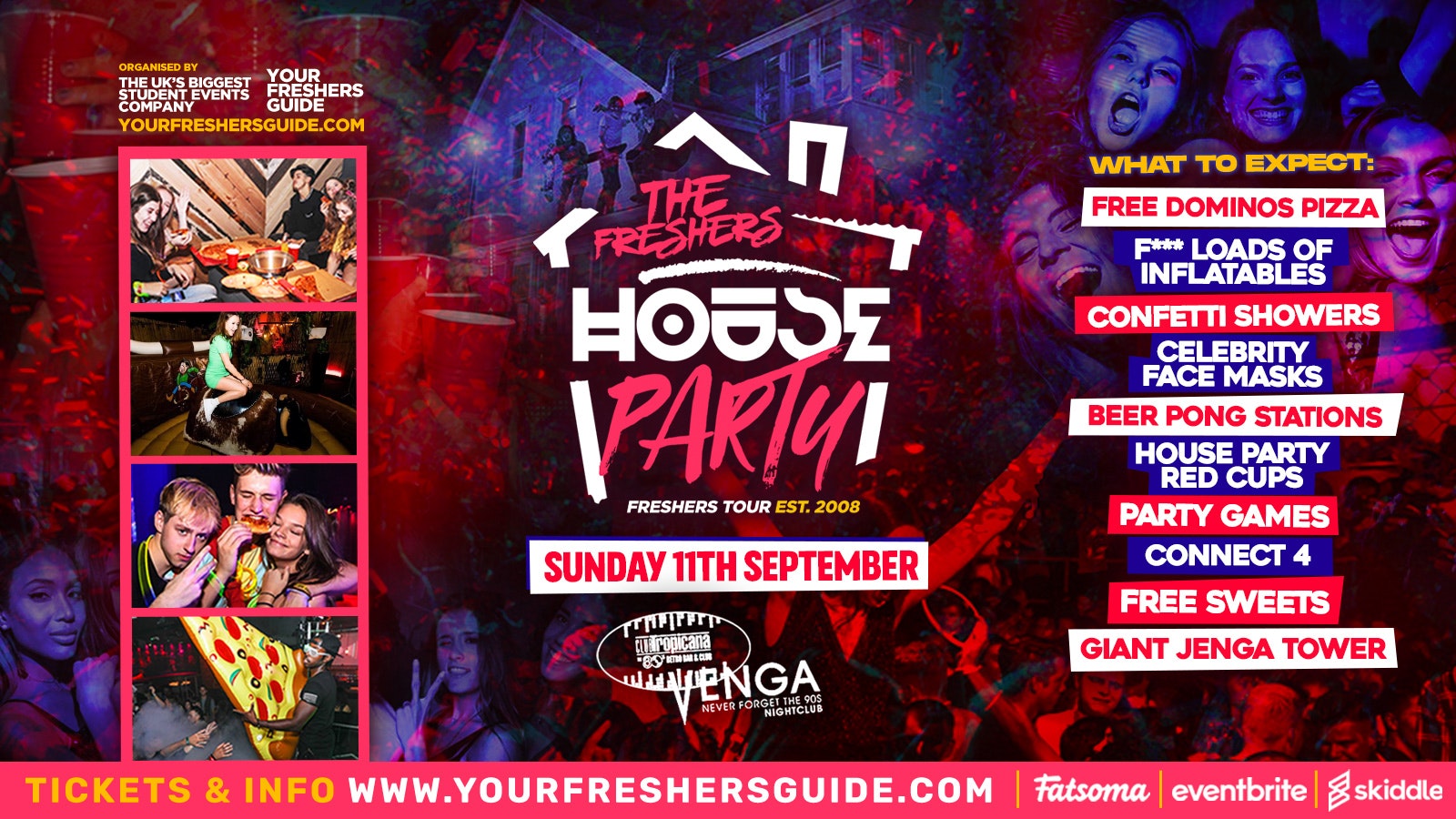 £1 Tickets – The Freshers House Party / Aberdeen Freshers 2022