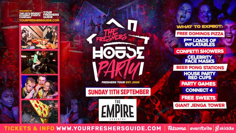 The Freshers House Party | Coventry Freshers 2022