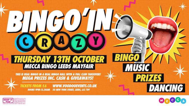 Bingo'in Crazy  - 13th October