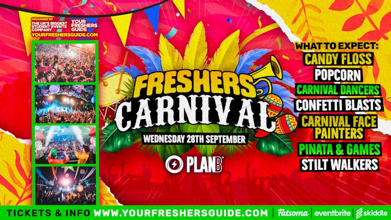 £1 Tickets - The Freshers Carnival / Swansea Freshers 2022