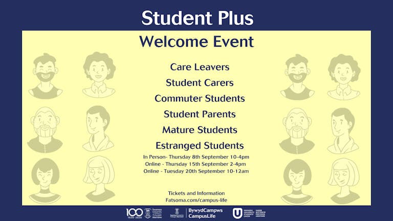 Student Plus Welcome Event- In person