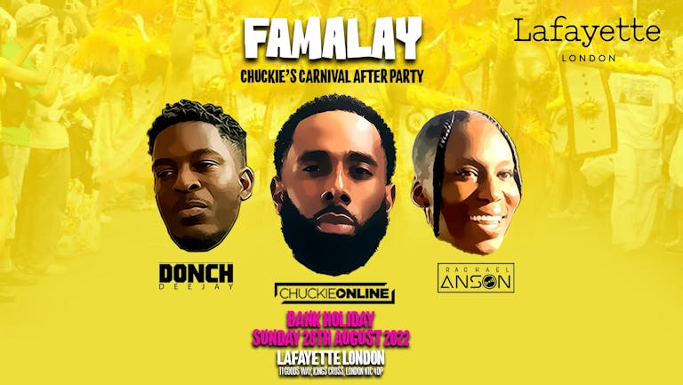 FAMALAY - Chuckies Carnival After Party