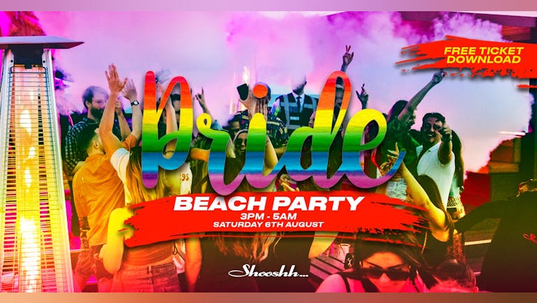 PRIDE BEACH PARTY 06.08 FREE ENTRY TICKET DOWNLOAD!