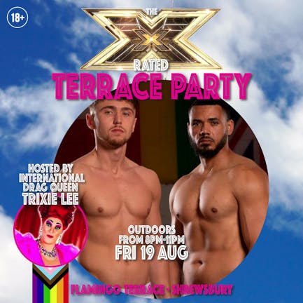 'THE HOT X-RATED' OUTDOOR TERRACE PARTY live at Flamingo Terrace Bar & Roof Garden