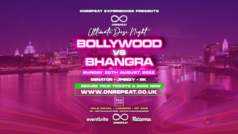 😍 Bollywood vs Bhangra (Bank Holiday Special Edition) 😍