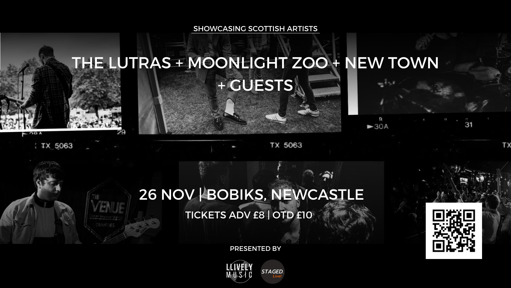 The Lutras, Moonlight Zoo, New Town + Guests