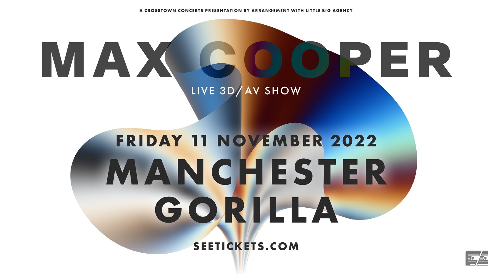Max Cooper – postponed – new date 9 December
