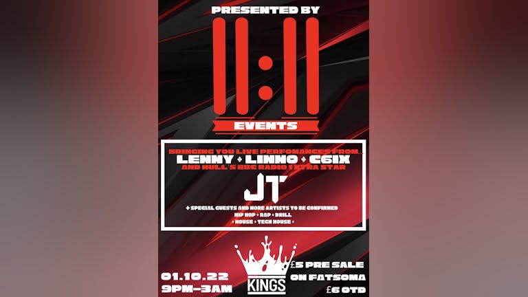 Presented by 11:11 EVENTS @ KINGS 