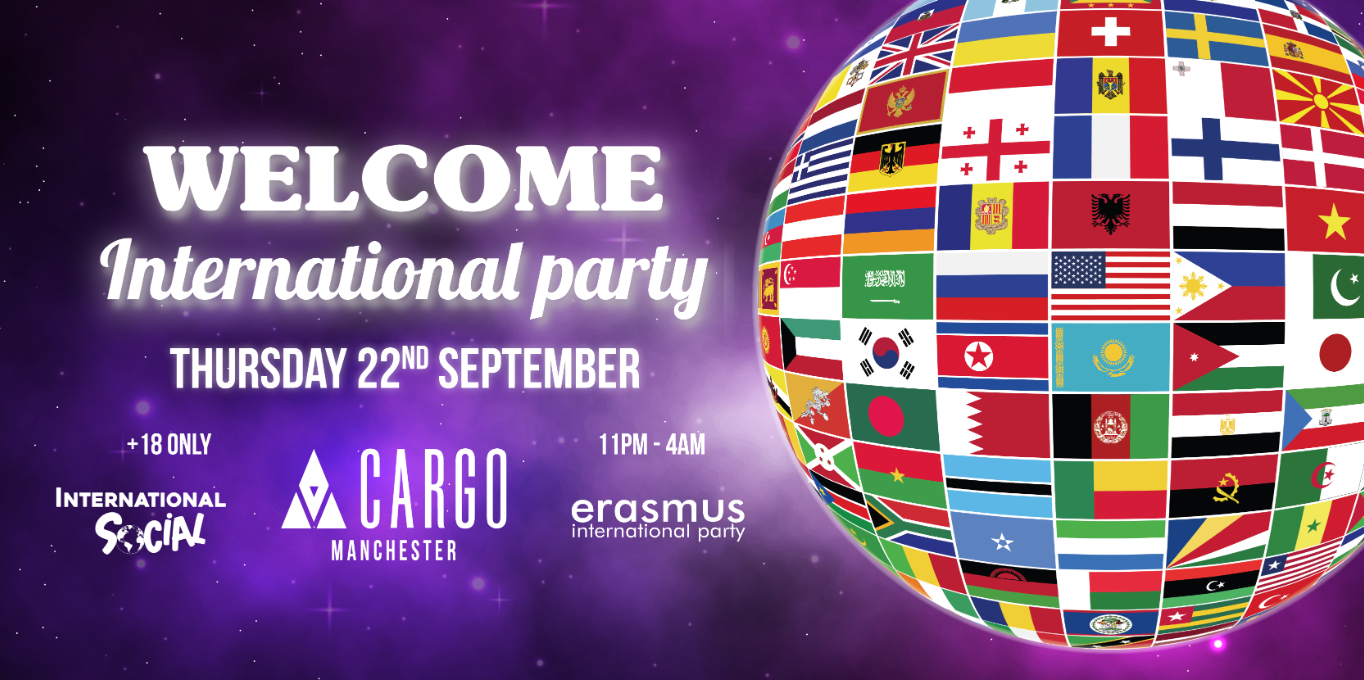 Welcome International  Party – Manchester