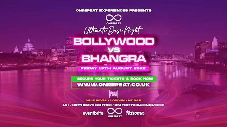 NEARLY SOLD OUT 😍The Ultimate Fun Bollywood vs Bhangra 🎶