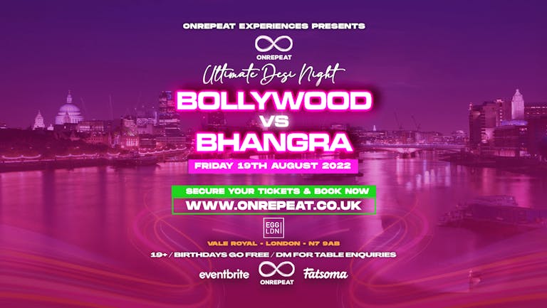 NEARLY SOLD OUT 😍The Ultimate Fun Bollywood vs Bhangra 🎶
