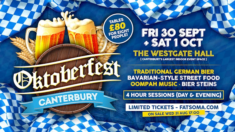 CANTERBURY OKTOBERFEST 1ST OCT [Afternoon Session 13:00] 