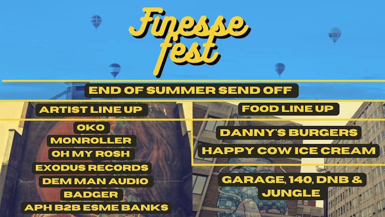 Finesse Fest: End of summer send off 