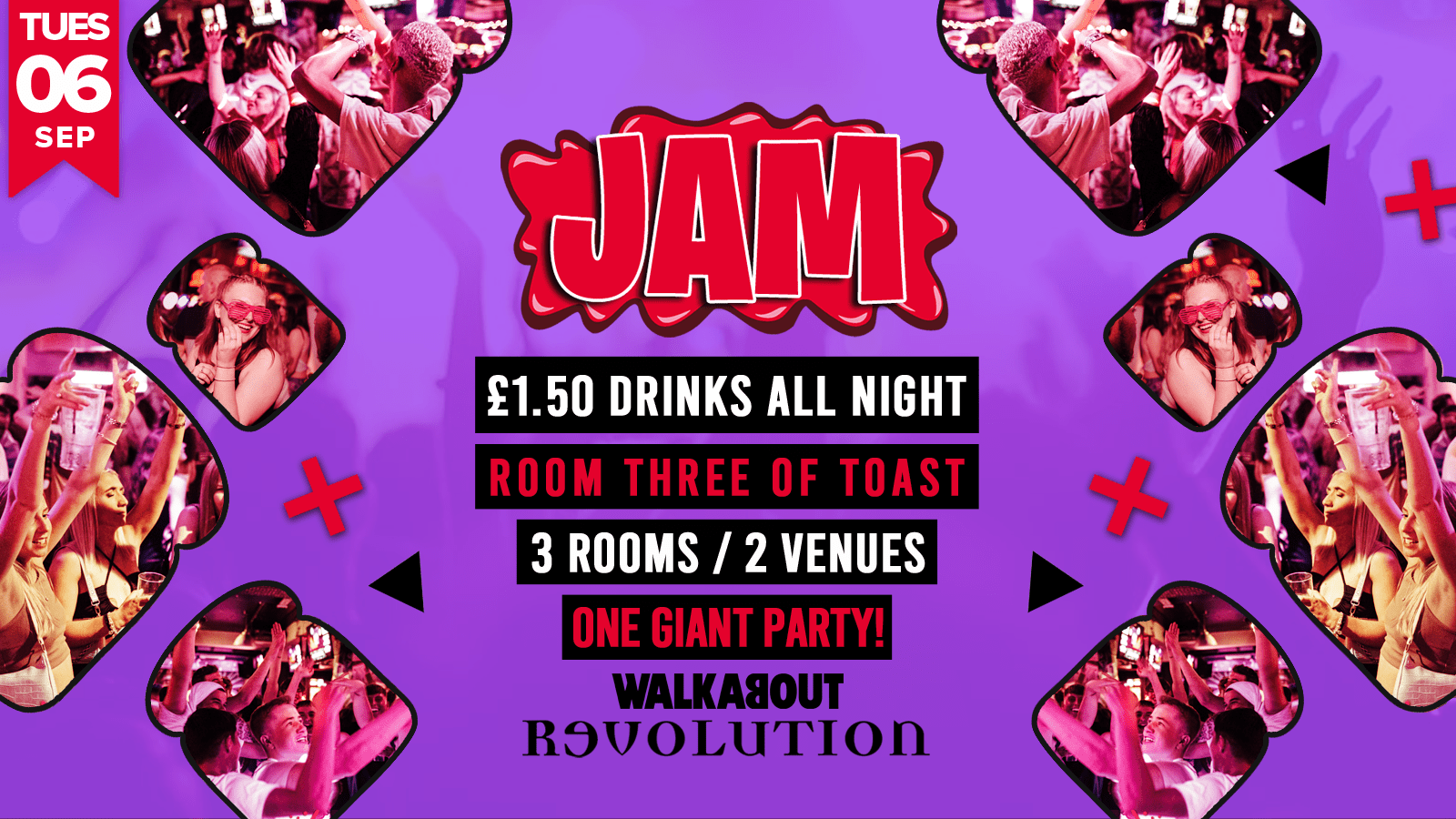 Jam • Room 3 Of Toast • Walkabout & Revolution