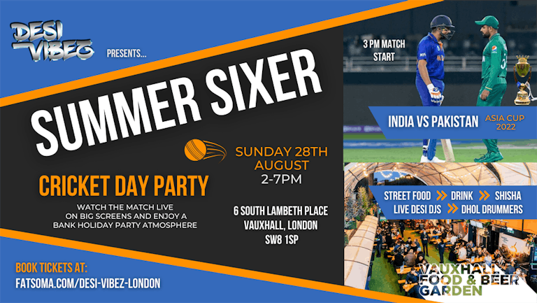 Summer Sixer - Cricket Day Party