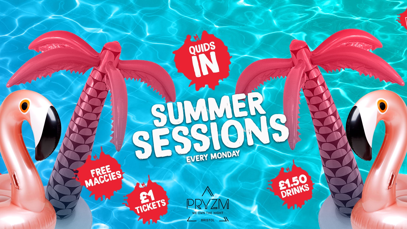 QUIDS IN / Summer Sessions –  £1 Tickets